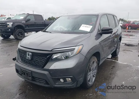 2021 Honda Passport Awd Ex-L from USA, damaged, VIN 5FNYF8H51MB023942
